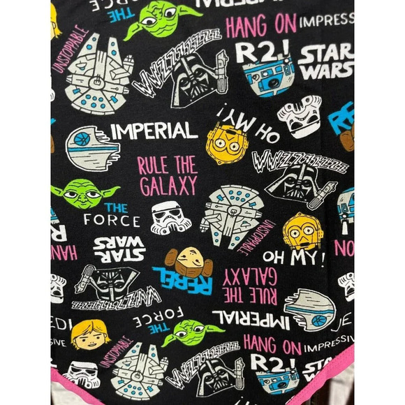 Disney 1 Icons & Statement Star Wars Print Logo Waistband Cotton Cheeky Panties - Picture 5 of 6
